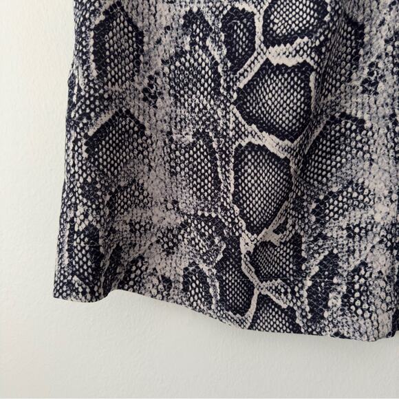 Rebecca Taylor 100% Silk Snakeskin Print Tank Top Keyhole Neck Sleeveless Light - Picture 5 of 12